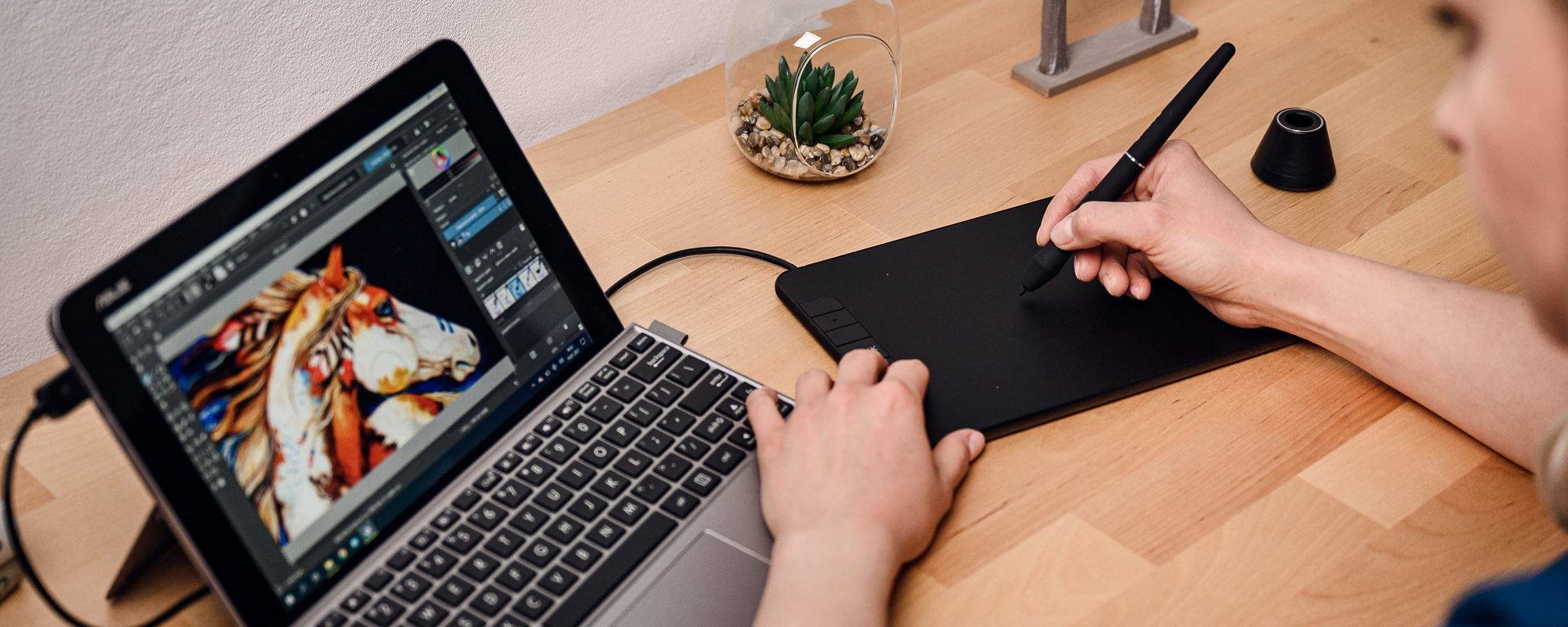 Tablet Graficzny Bez Podlaczania Do Komputera Veikk VK640 graphics tablet | Fdirect.eu - B2B only